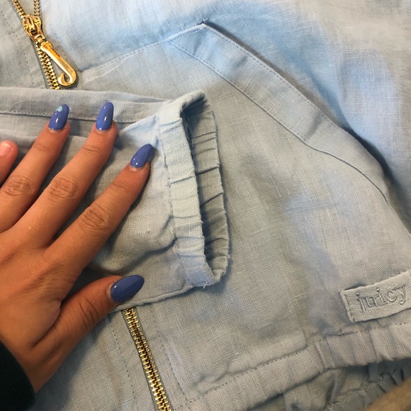 Juicy couture Light blue zip sweater - Picture 6 of 8